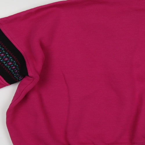 Para Womens Pink   Pullover Sweatshirt Size L