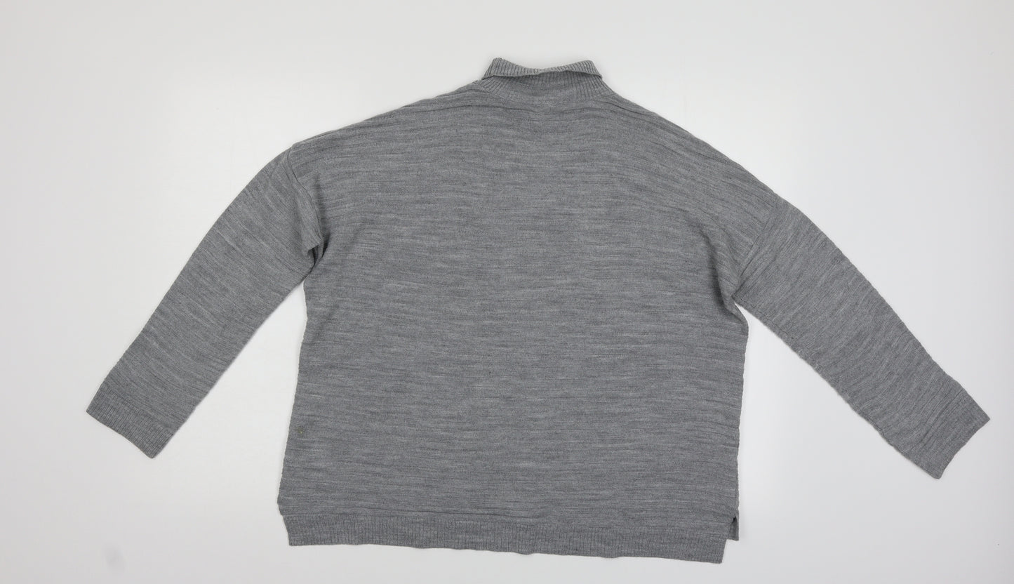 Peacocs Womens Grey   Pullover Jumper Size 10