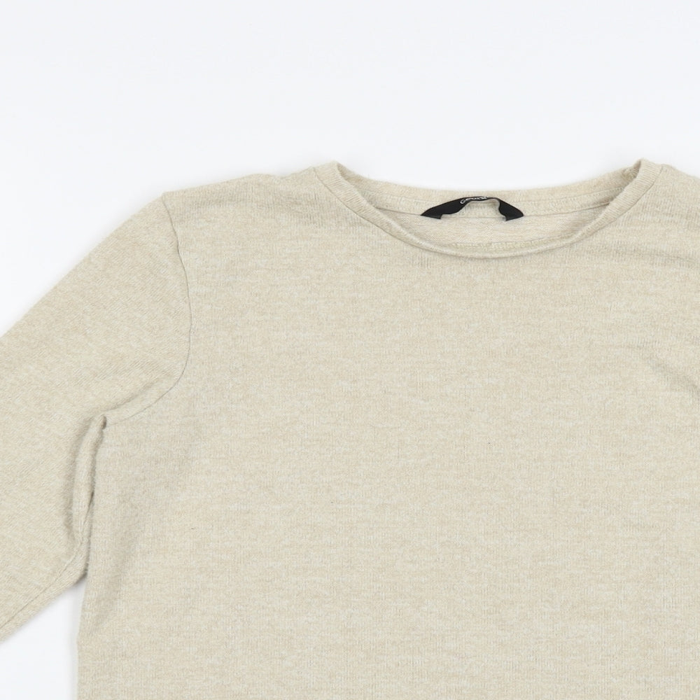 George Girls Beige   Basic T-Shirt Size 12 Years