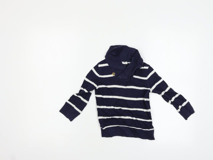 Gap Boys Blue Striped Pullover Jumper Size 2 Years