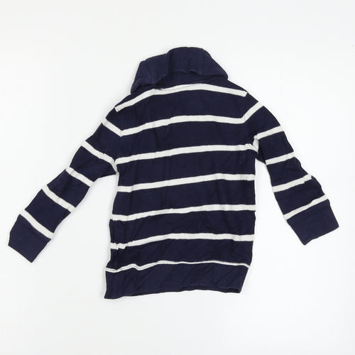 Gap Boys Blue Striped  Pullover Jumper Size 2 Years