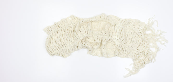 Preworn Womens Ivory    Scarf
