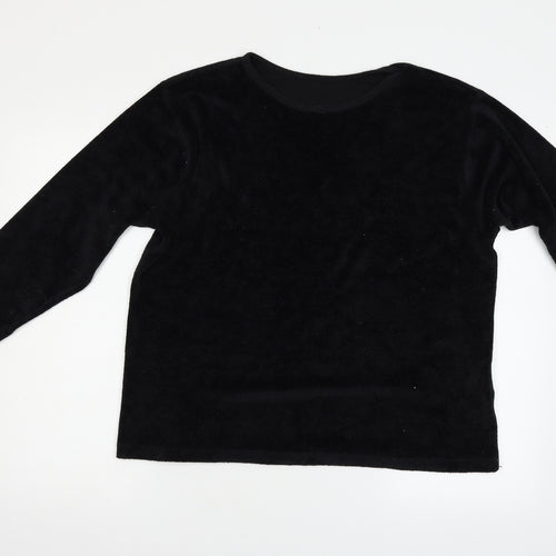 M&S Womens Black   Basic Blouse Size 14