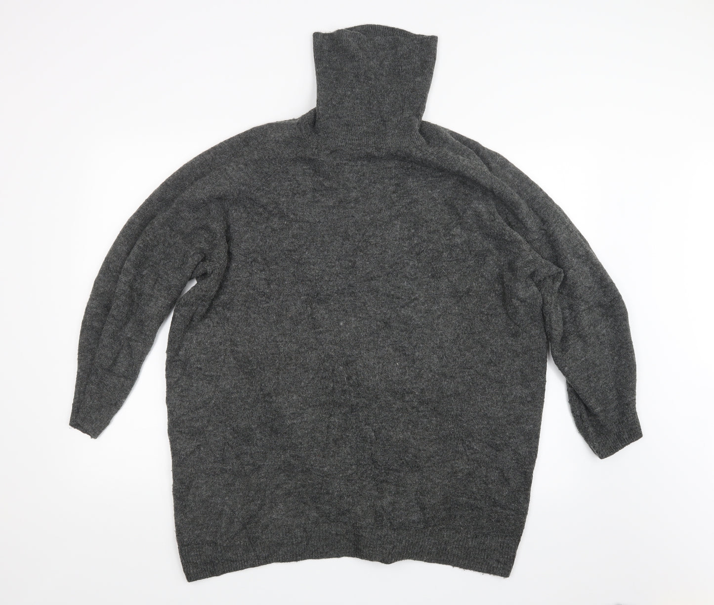 H&M Womens Grey  Knit Pullover Jumper Size XL