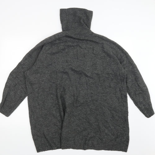 H&M Womens Grey  Knit Pullover Jumper Size XL