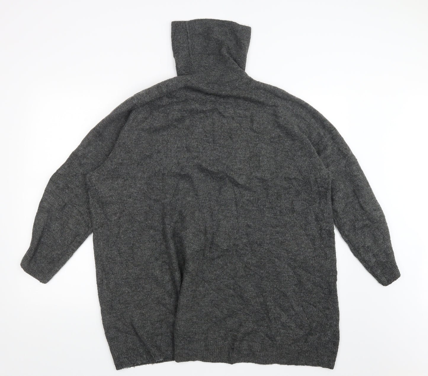 H&M Womens Grey  Knit Pullover Jumper Size XL