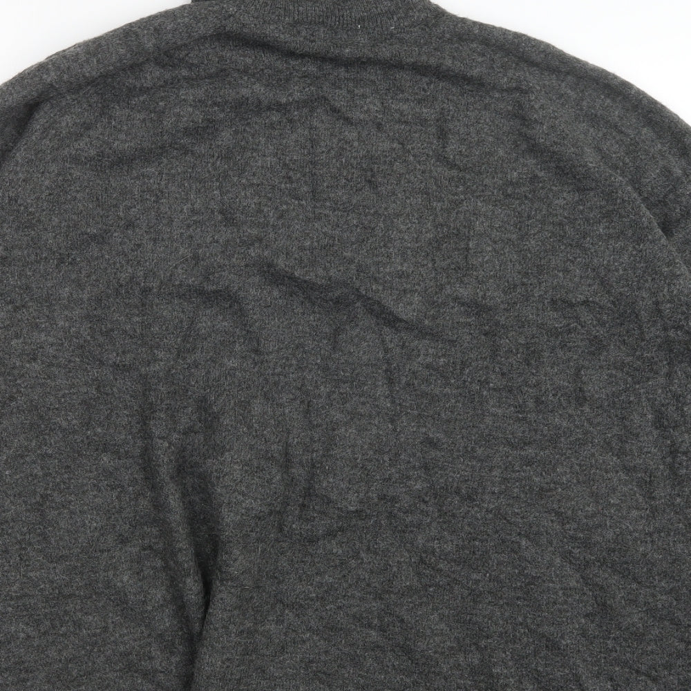 H&M Womens Grey  Knit Pullover Jumper Size XL