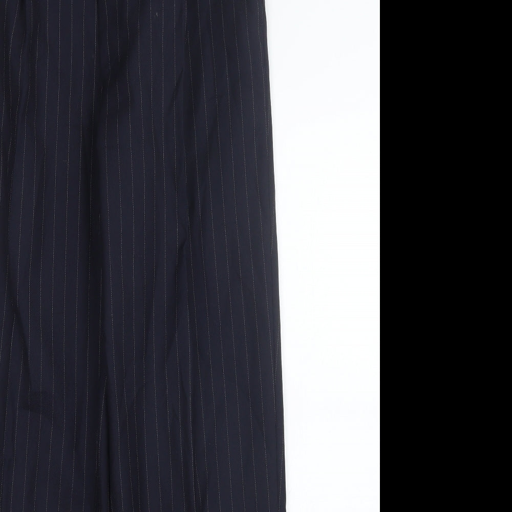 Preworn Mens Blue Striped  Trousers  Size 32 in