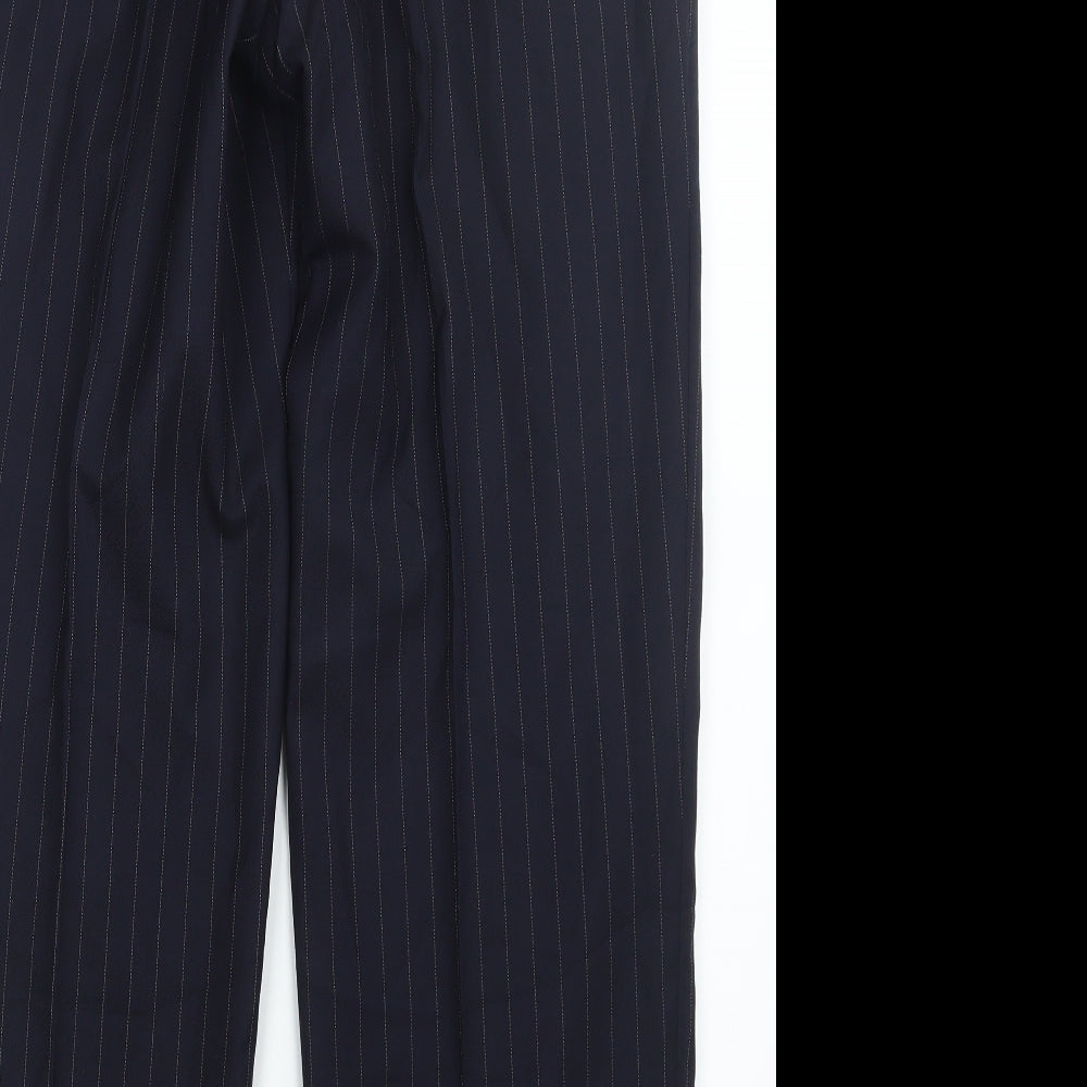 Preworn Mens Blue Striped  Trousers  Size 32 in