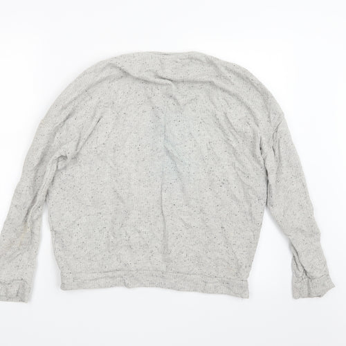 Marks and Spencer Girls Grey Geometric  Top One Piece Size 15-16 Years