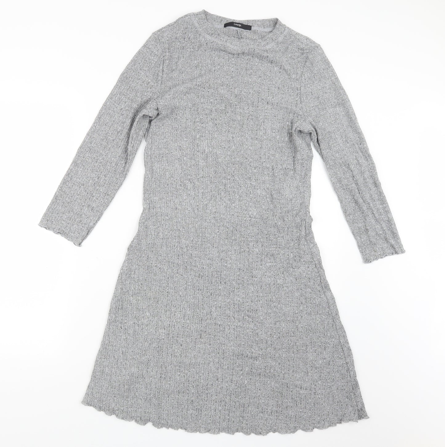 George Womens Grey   T-Shirt Dress  Size 10
