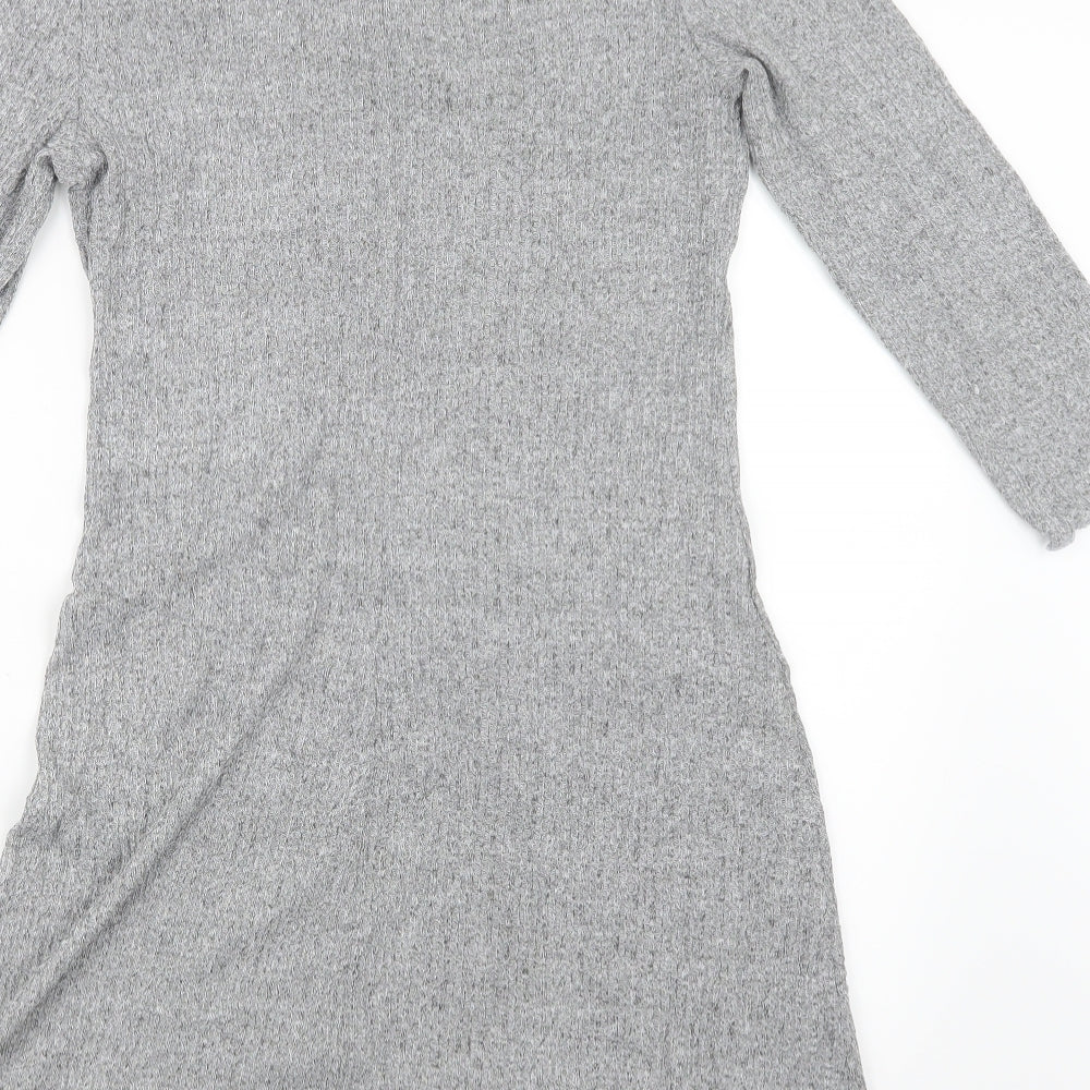 George Womens Grey   T-Shirt Dress  Size 10
