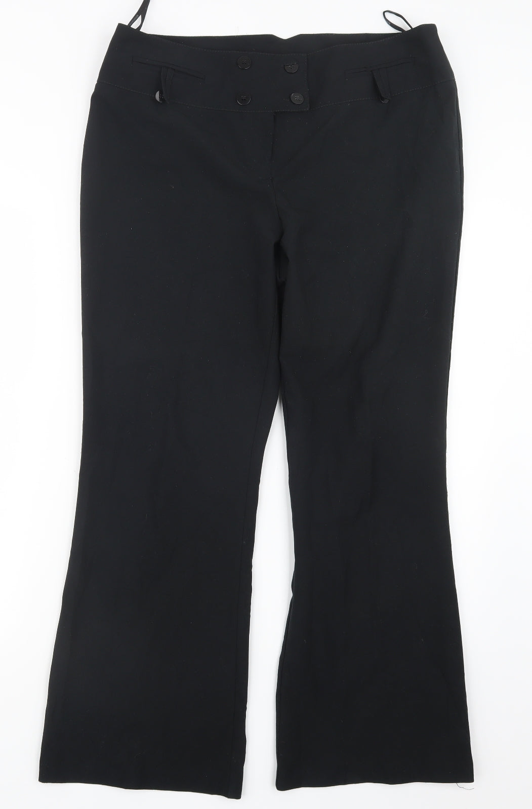 Dorothy Perkins Womens Black   Trousers  Size 14 L28 in
