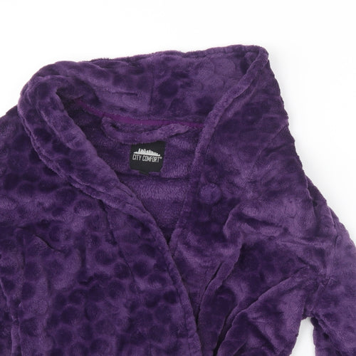 City Comfort Womens Purple Geometric  Top Pyjama Top Size L