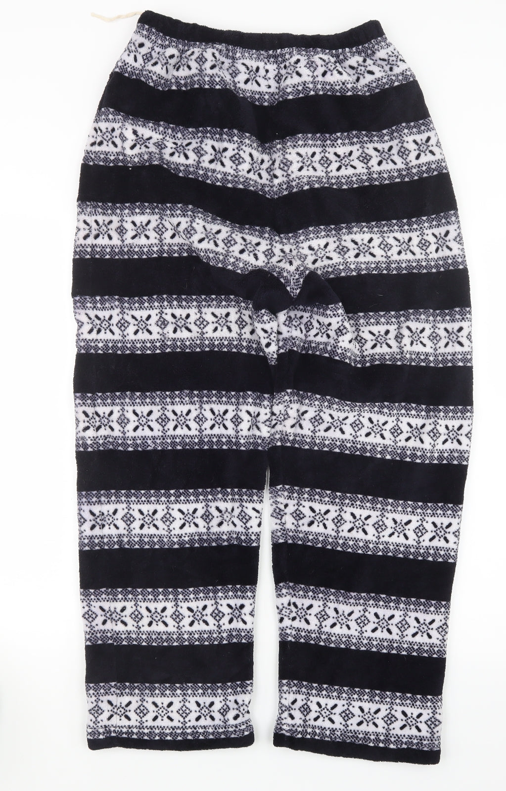 Lady Olga Womens Blue Geometric  Capri Pyjama Pants Size 14  - Christmas