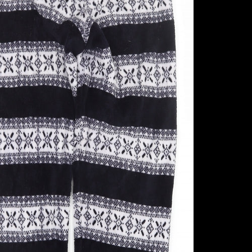Lady Olga Womens Blue Geometric  Capri Pyjama Pants Size 14  - Christmas