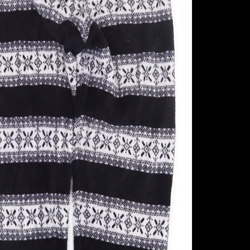 Lady Olga Womens Blue Geometric  Capri Pyjama Pants Size 14  - Christmas