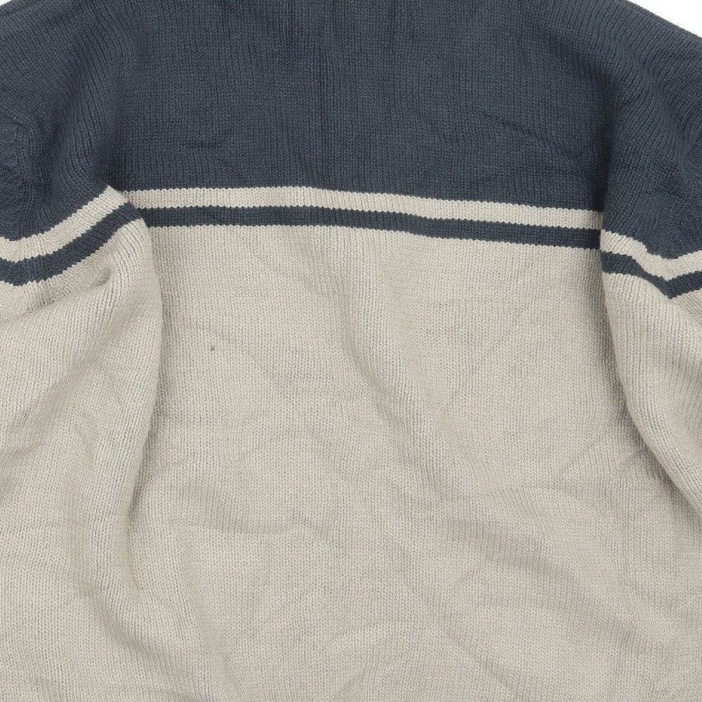 Cedar Wood State Mens Beige  Knit Pullover Sweatshirt Size XL