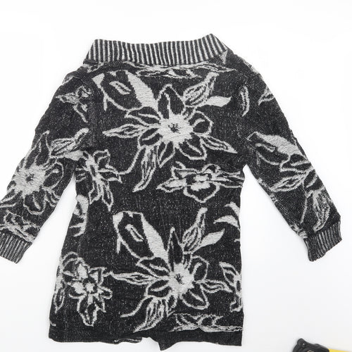 Edina Ronay Womens Black  Knit Cardigan Jumper Size 12