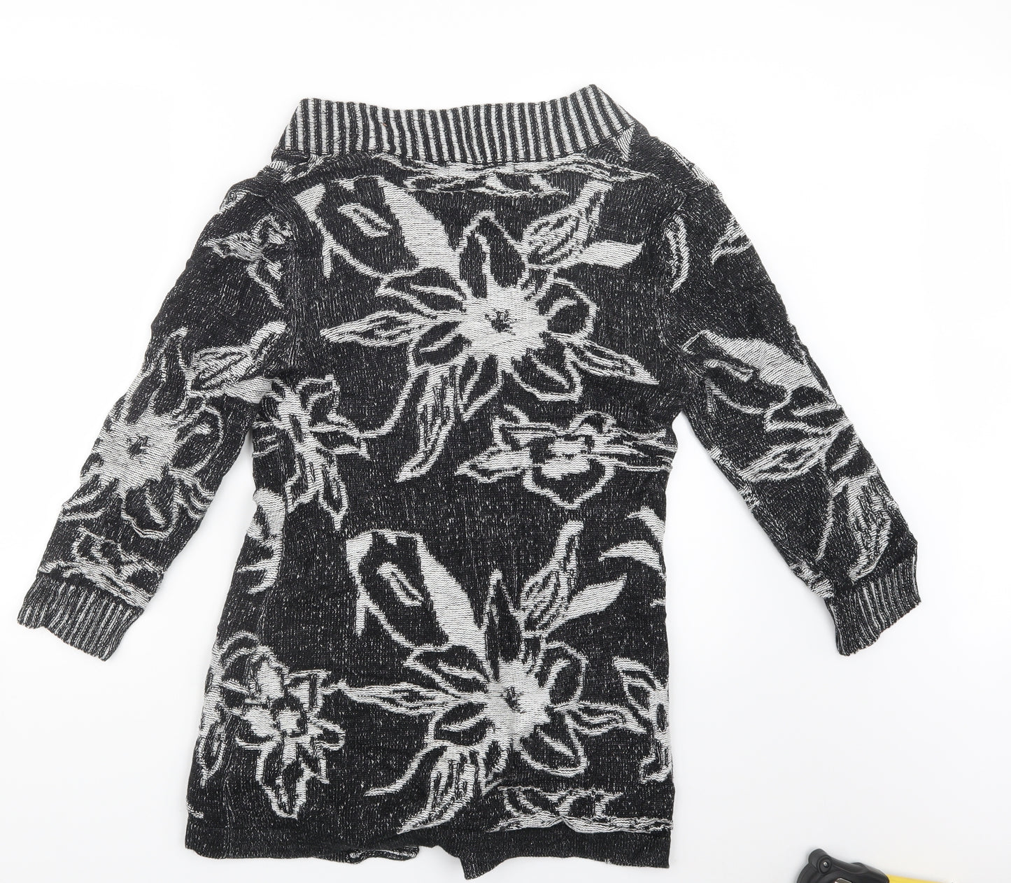Edina Ronay Womens Black  Knit Cardigan Jumper Size 12