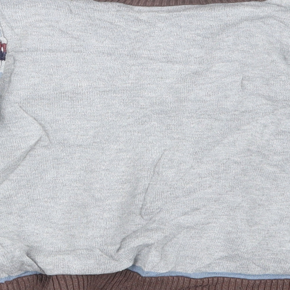 Matalan Boys Grey  Knit Pullover Jumper Size 3-4 Years