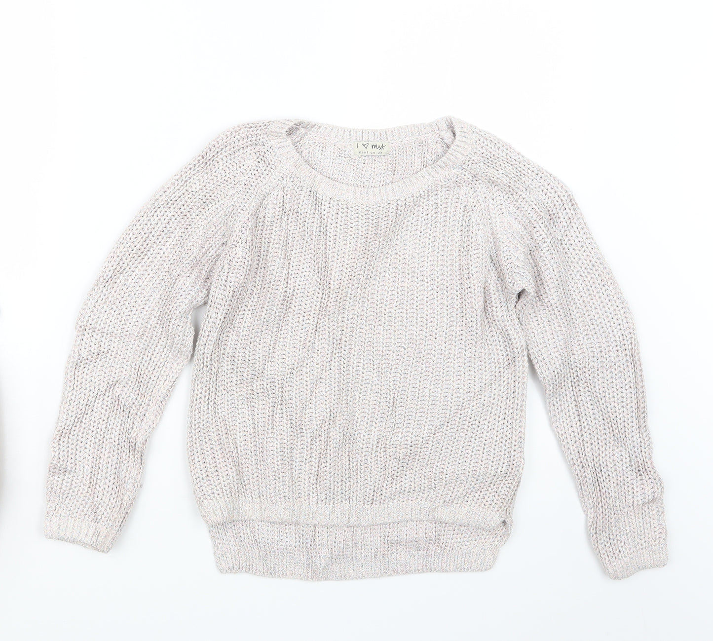 NEXT Girls Pink   Pullover Jumper Size 8 Years