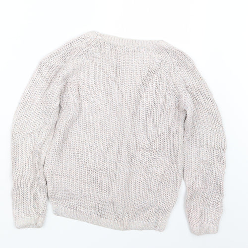 NEXT Girls Pink   Pullover Jumper Size 8 Years
