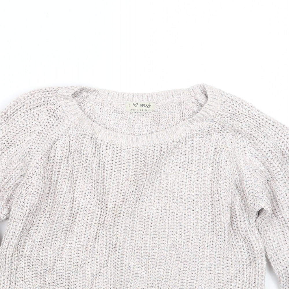 NEXT Girls Pink   Pullover Jumper Size 8 Years