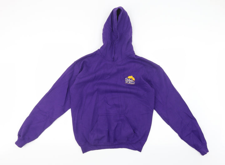 Gildan Boys Purple Pullover Hoodie Size XL - Cadbury
