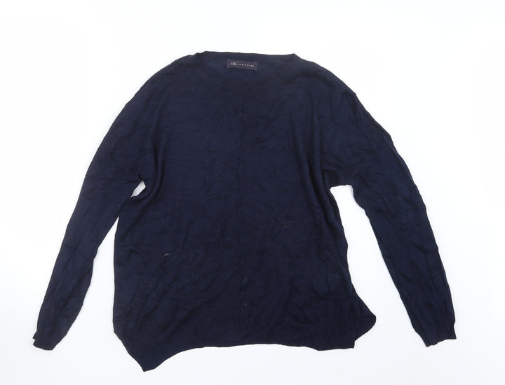 Marks and Spencer Womens Blue Pullover Jumper Size M
