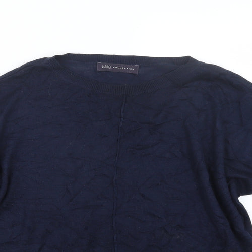 Marks and Spencer Womens Blue   Pullover Jumper Size M