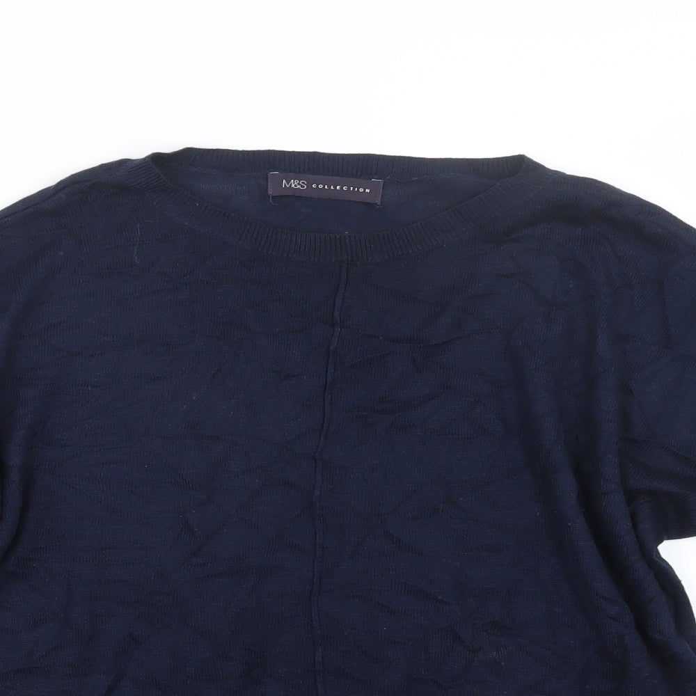 Marks and Spencer Womens Blue   Pullover Jumper Size M