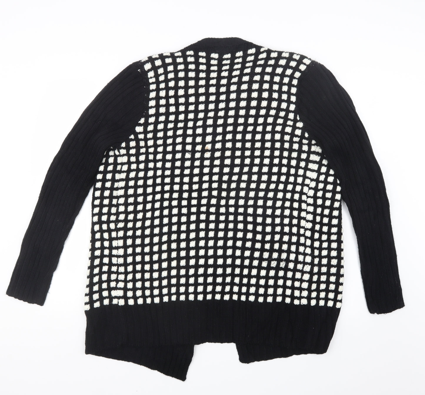 Roman Womens Black  Knit Cardigan Jumper Size 14