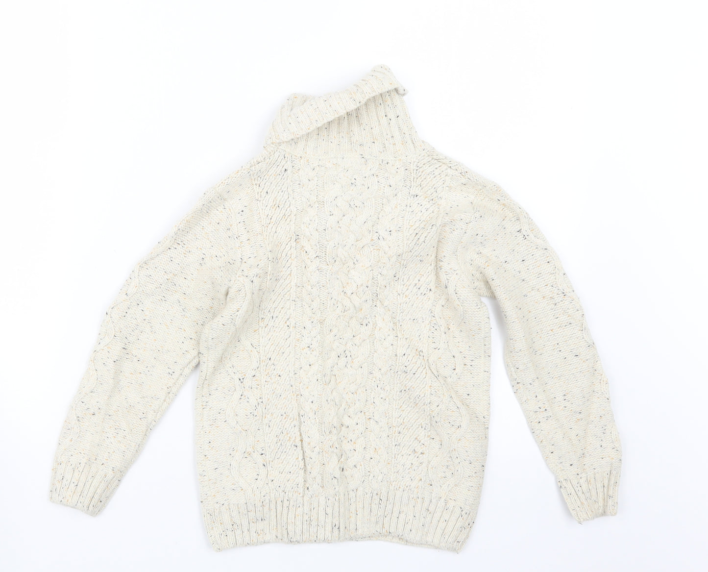 Lily & Dan Boys Beige  Knit Pullover Jumper Size 5-6 Years