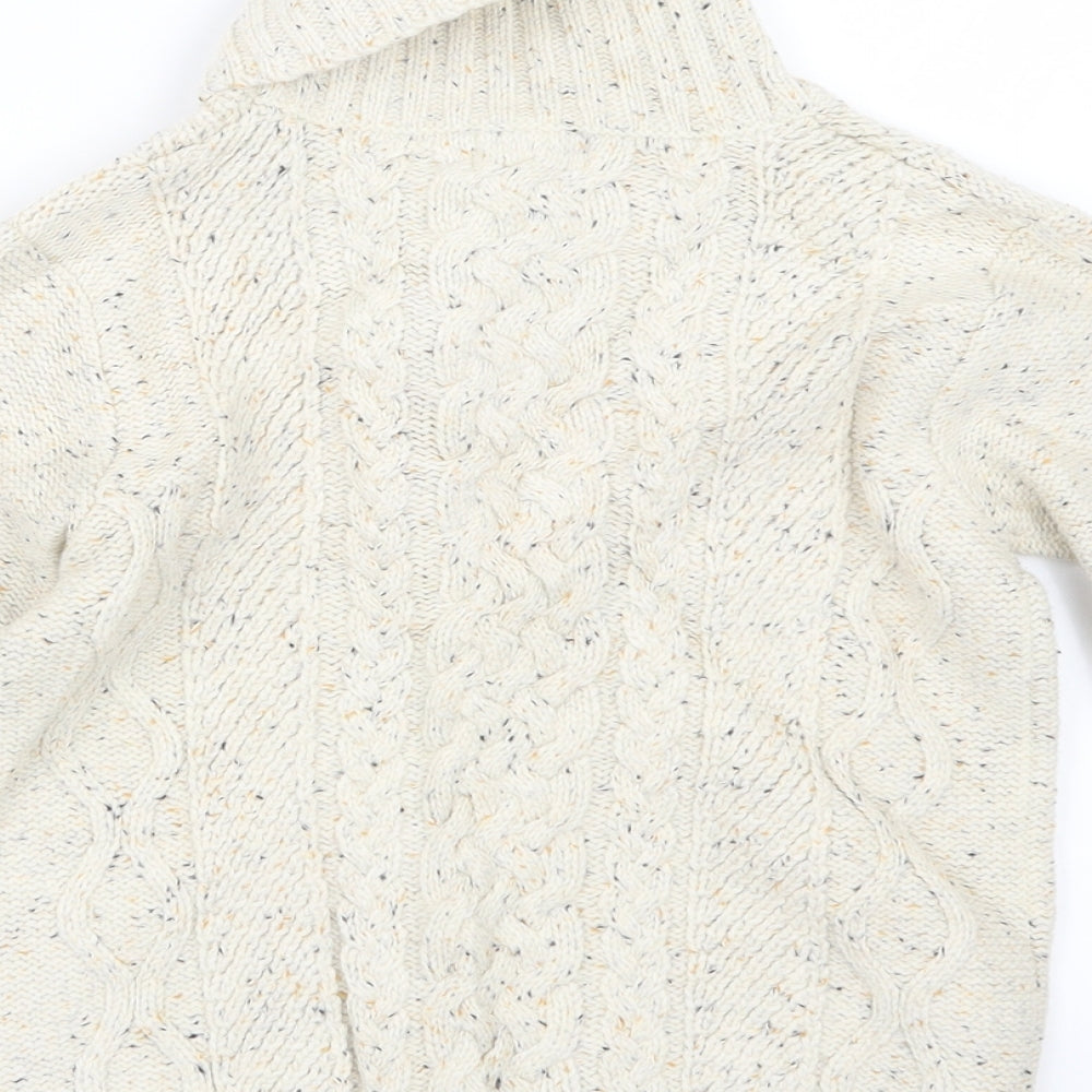 Lily & Dan Boys Beige  Knit Pullover Jumper Size 5-6 Years
