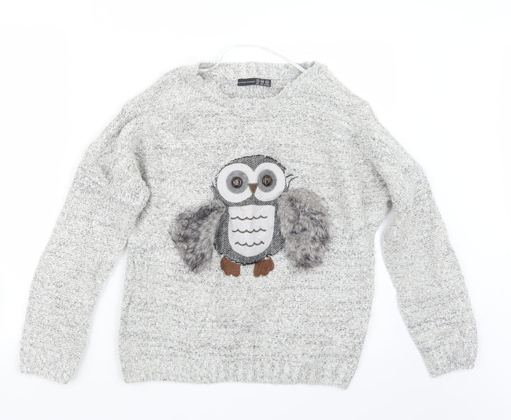 Atmosphere Womens Grey  Knit Pullover Jumper Size 12