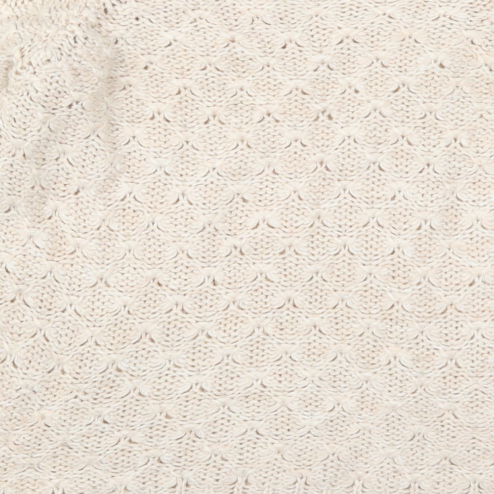 Atmosphere Womens Beige  Knit Pullover Jumper Size 10