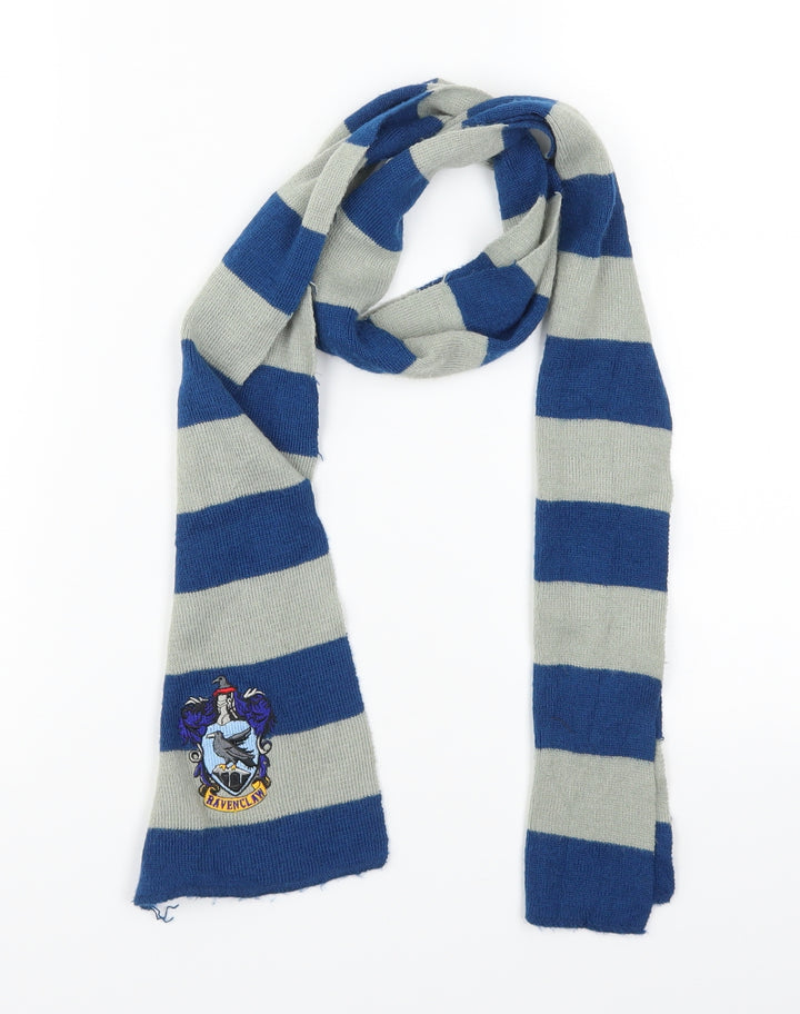 Preworn Boys Blue Striped  Rectangle Scarf Scarf One Size  - Ravensclaw