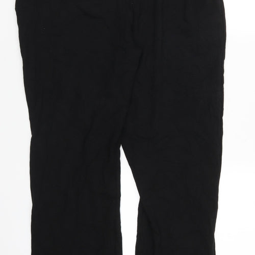 Preworn Womens Black   Trousers  Size 35 in L29 in