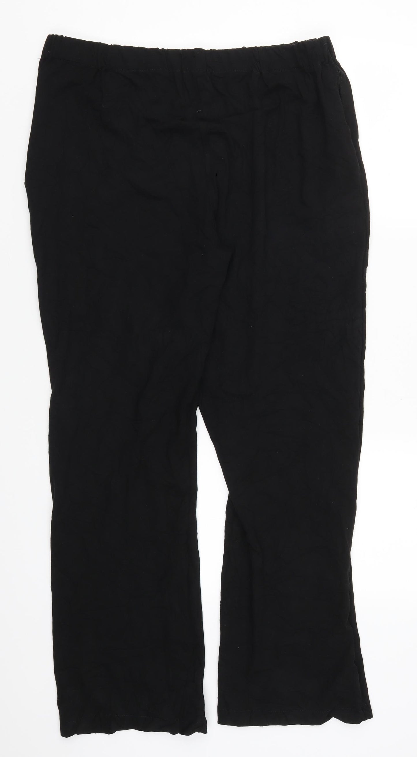 Preworn Womens Black   Trousers  Size 35 in L29 in
