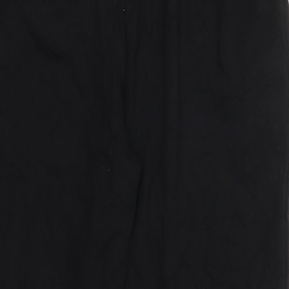 Preworn Womens Black   Trousers  Size 35 in L29 in