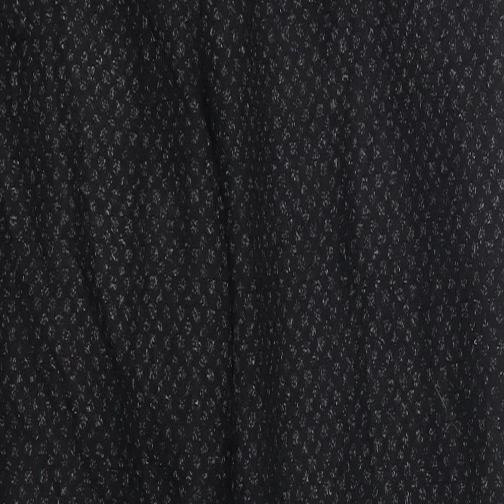 Jogsaw Womens Black Geometric  Trousers  Size 12 L26.5 in