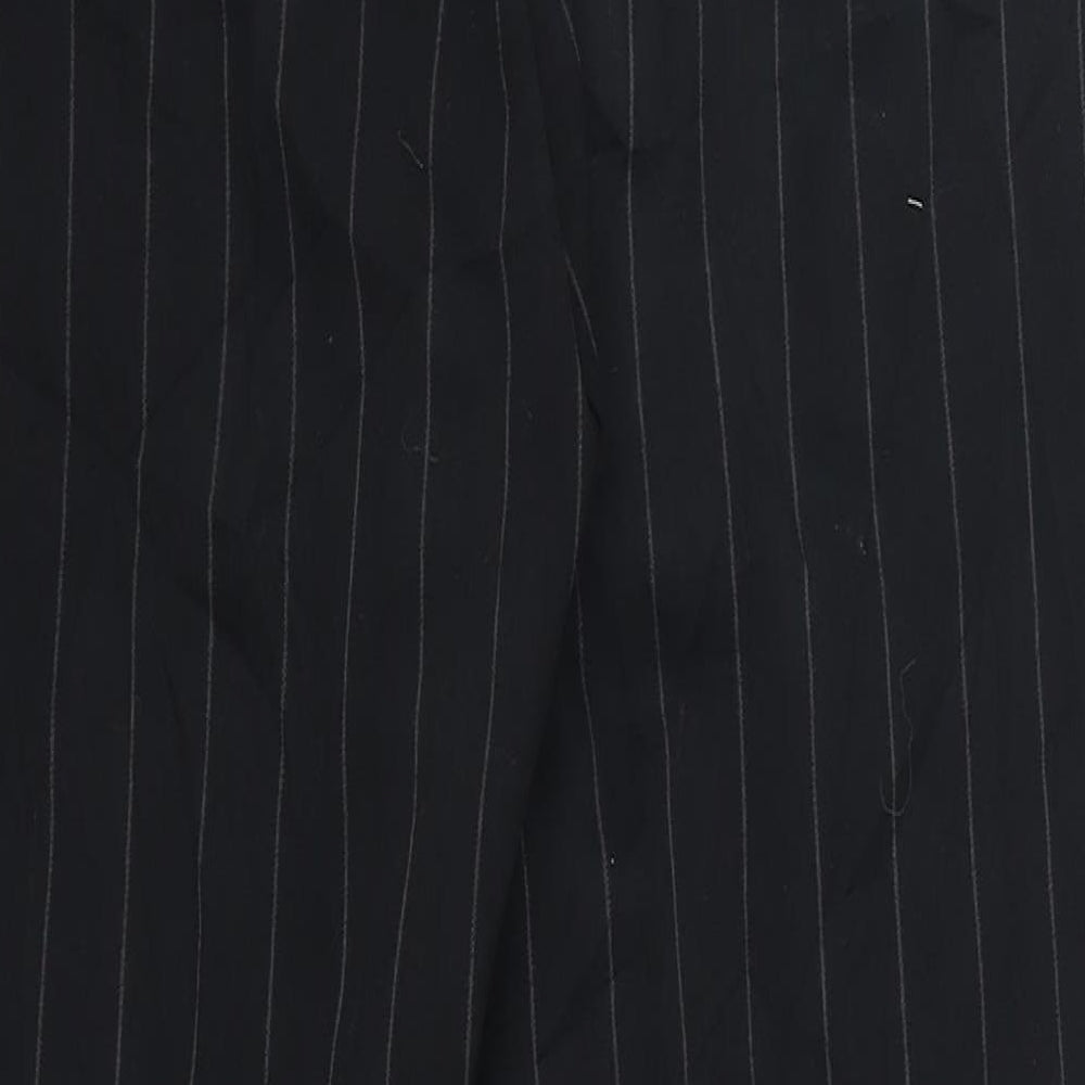 Rafaella Womens Black Striped  Trousers  Size 8 L27.5 in