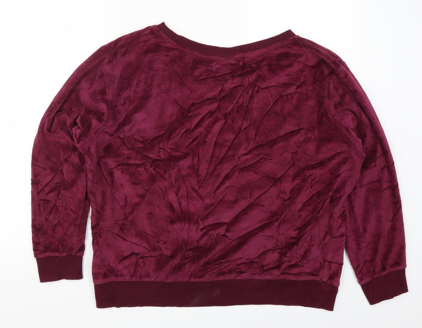 Primark Womens Red Solid  Top Pyjama Top Size 18  - Harry Potter Hogwarts