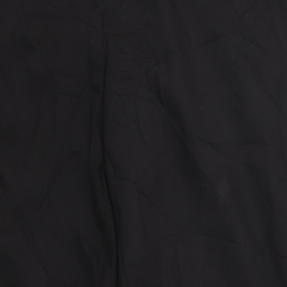 Dorothy Perkins Womens Black   Cropped Trousers Size 12 L25.5 in