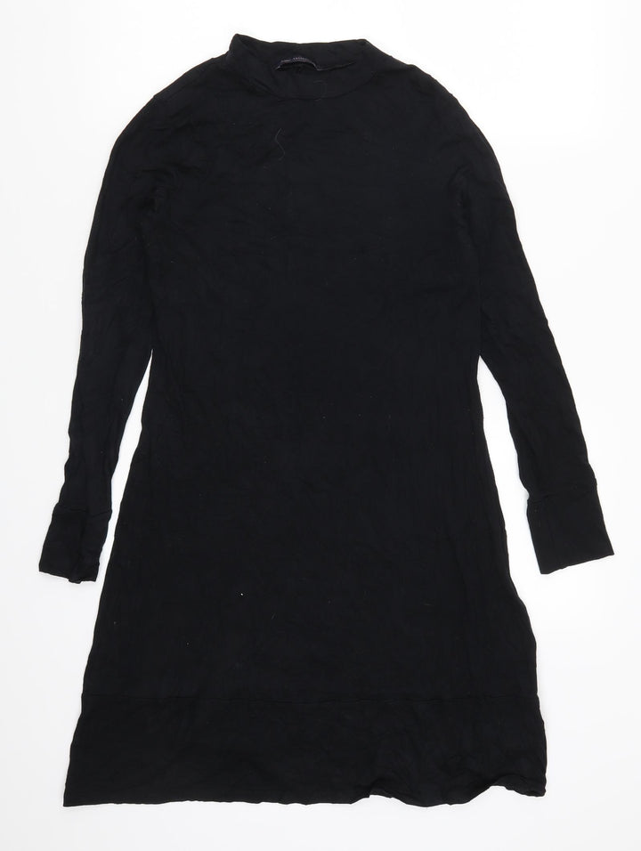Marks and Spencer Womens Black T-Shirt Dress Size 8