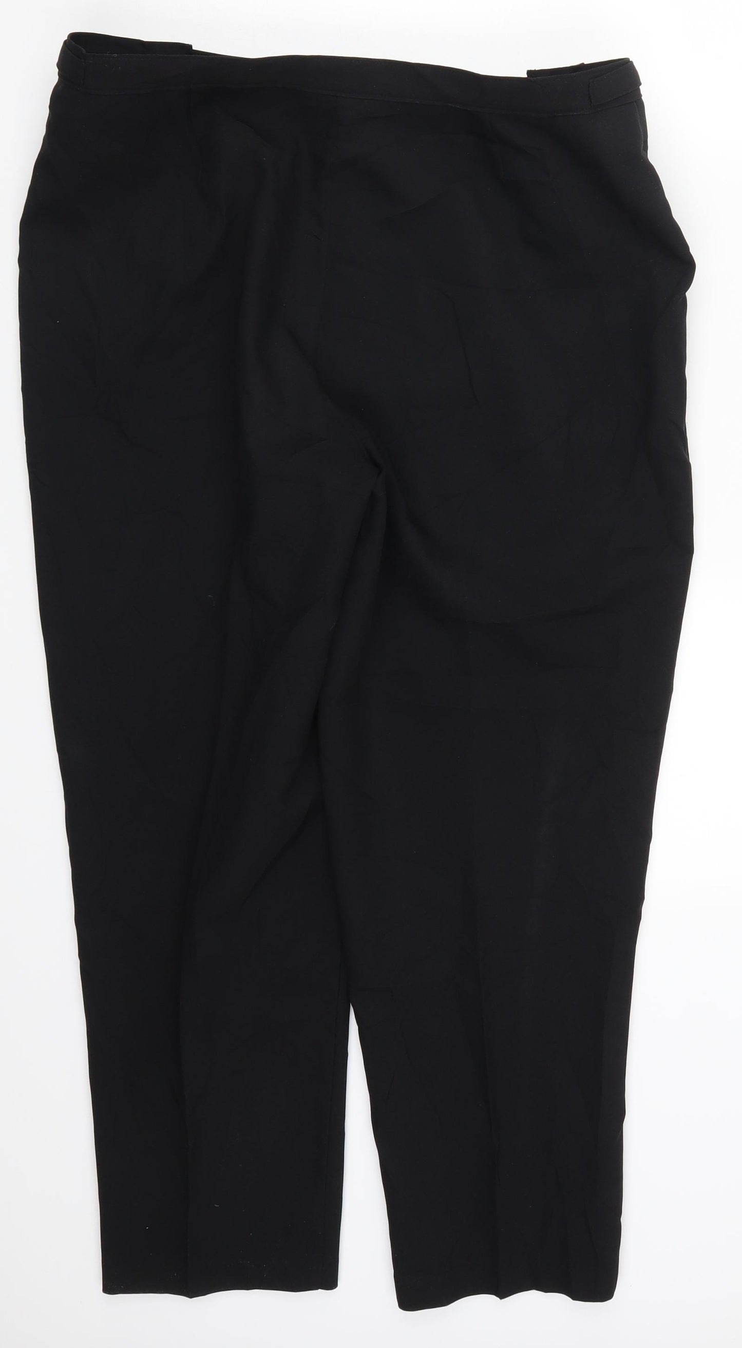Damat Womens Black   Trousers  Size 18 L25 in