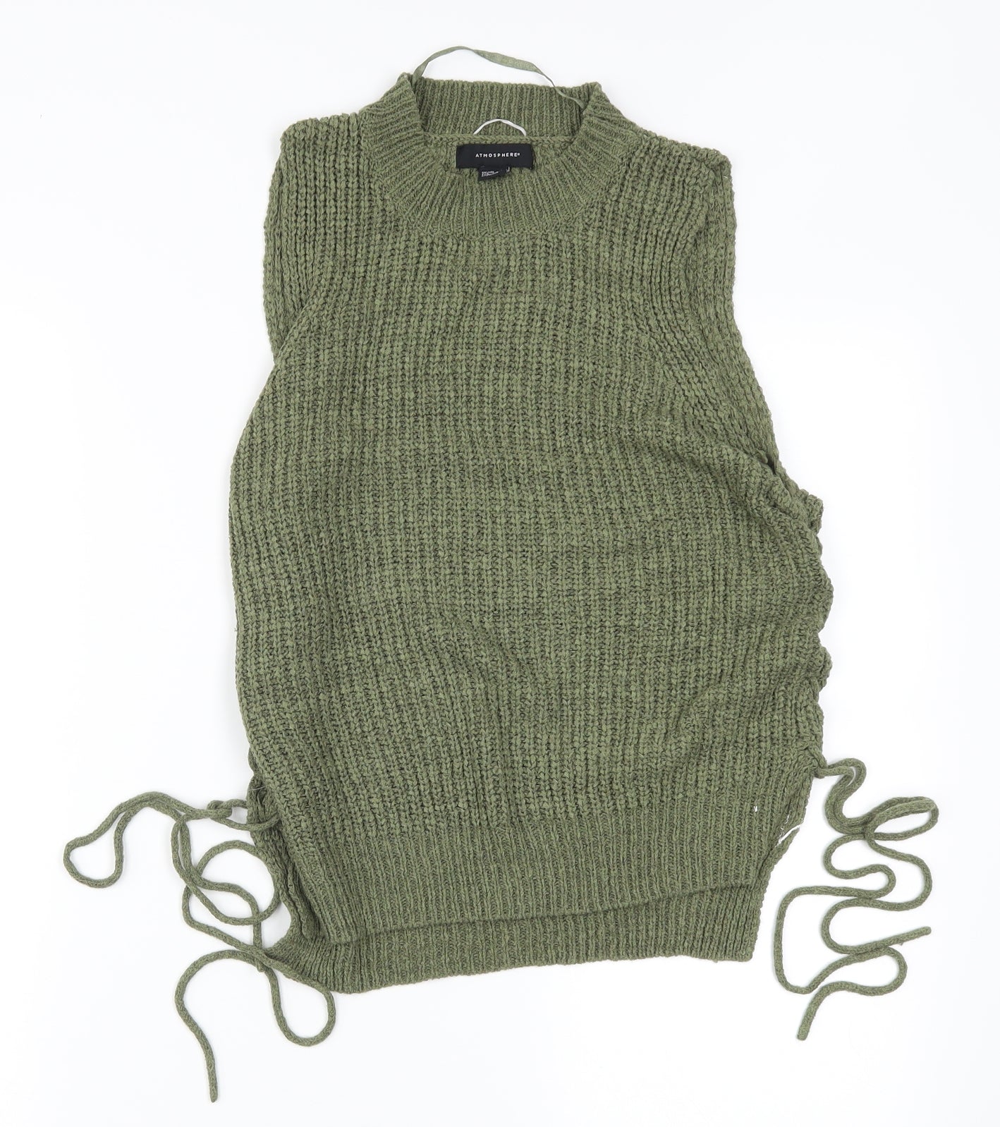 Atmosphere Womens Green   Vest Jumper Size 10
