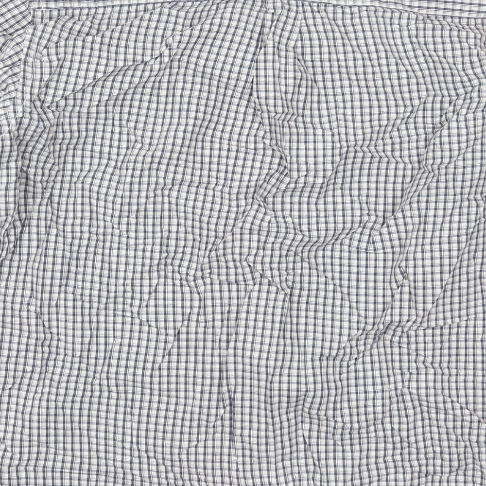 James Pringle Mens Grey Check   Button-Up Size M