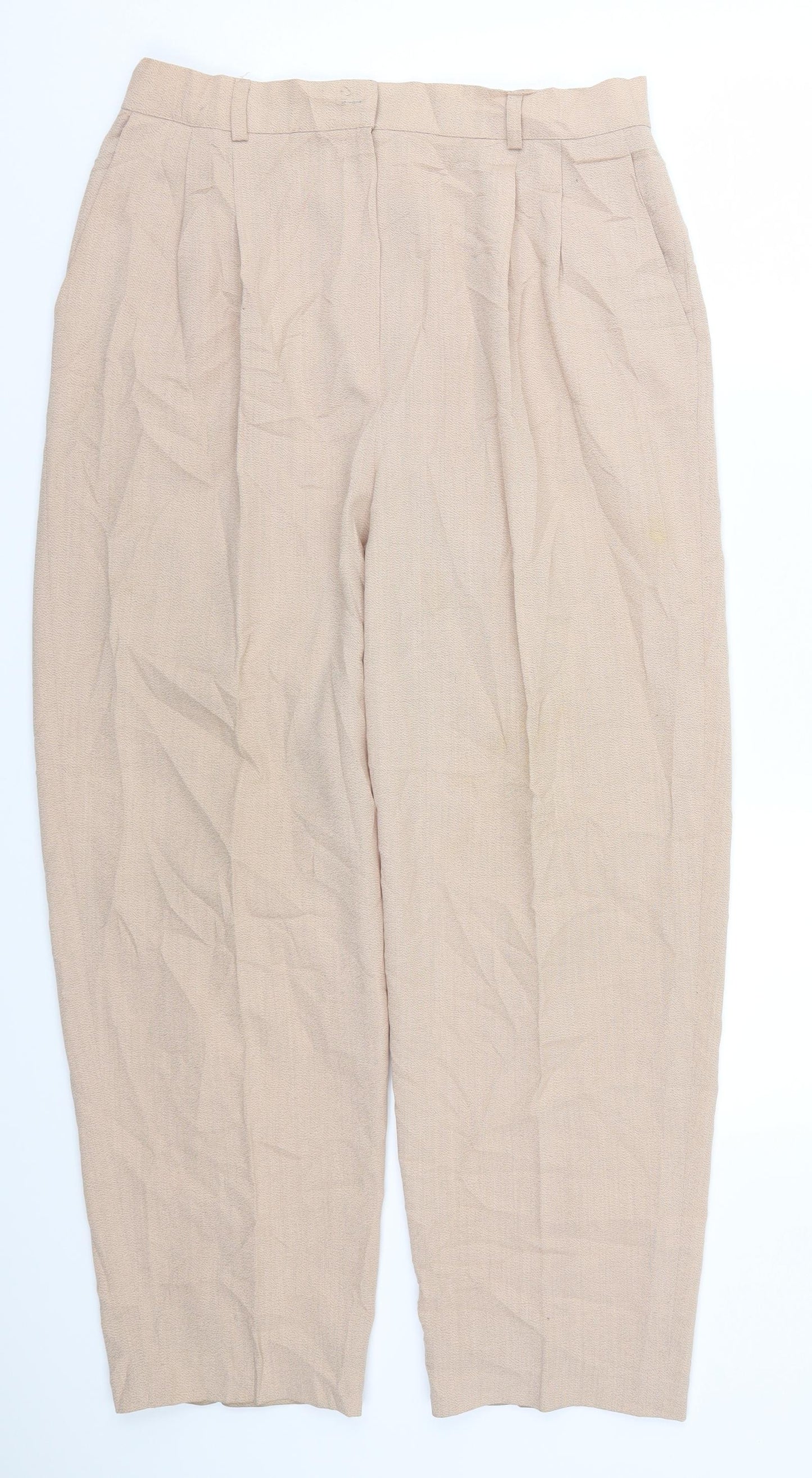 Jacques Vert Womens Pink   Trousers  Size 16 L26 in